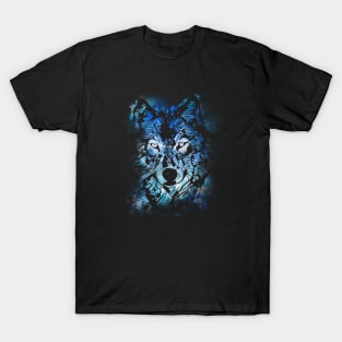 Wolf - Blue T-Shirt